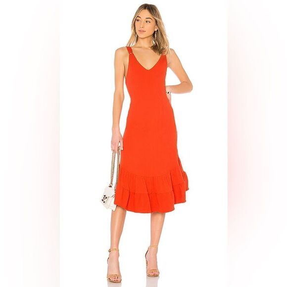 Free People Into You Maxi Dress in Red - Picture 1 of 8